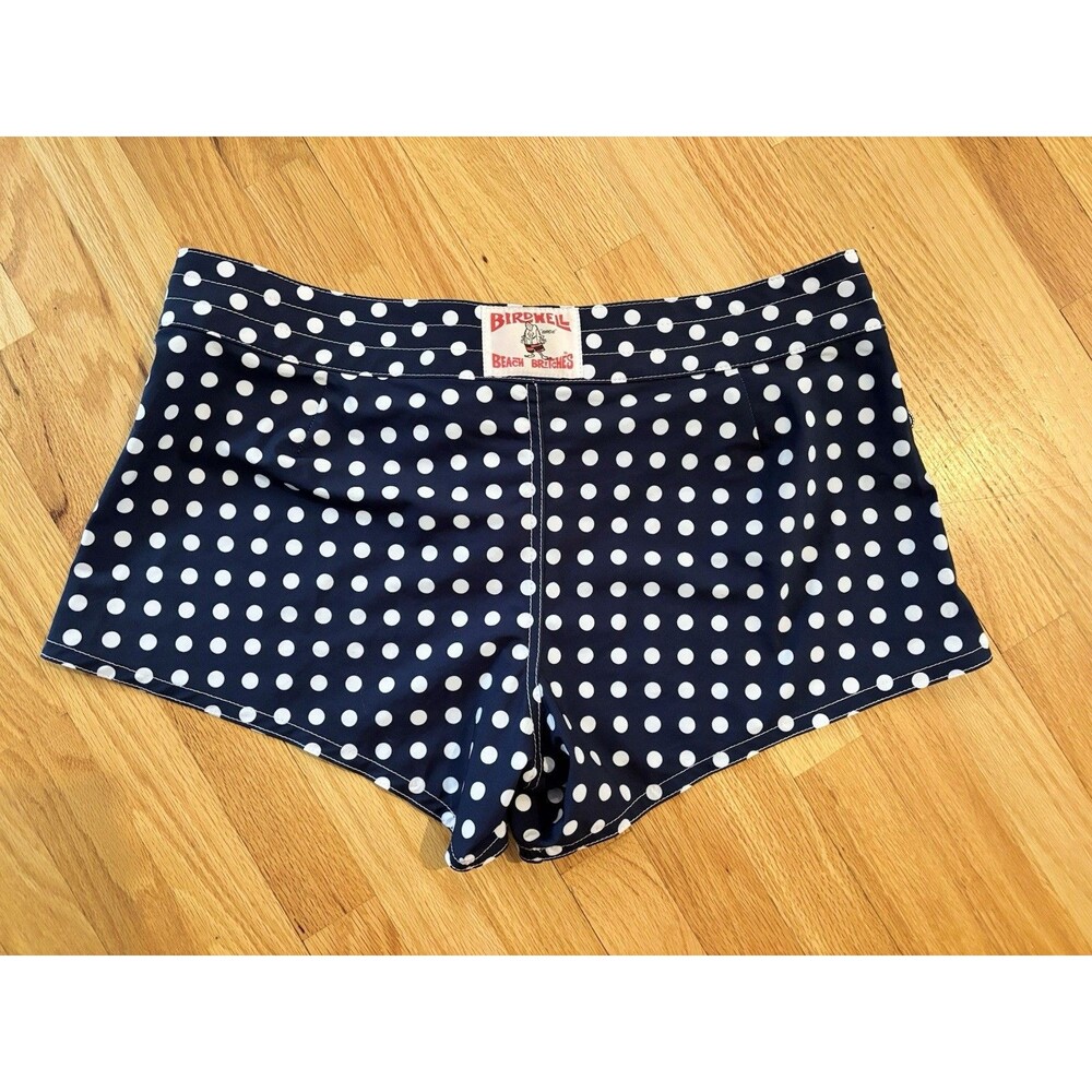 Birdwell Beach Britches Navy Blue & White Polka Dot Board Shorts Womens 16 - Picture 4 of 10
